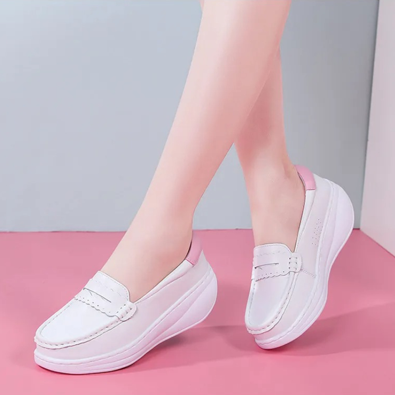 2025 화이트 핑크 간호사 스니커즈 슬립온 여성 신발 - Women Shoes Tennis 리뷰 및 가격